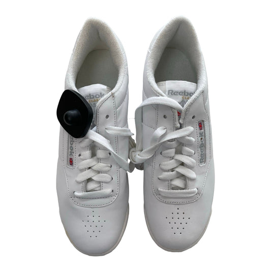 Shoes Athletic By Reebok In White, Size:7.5