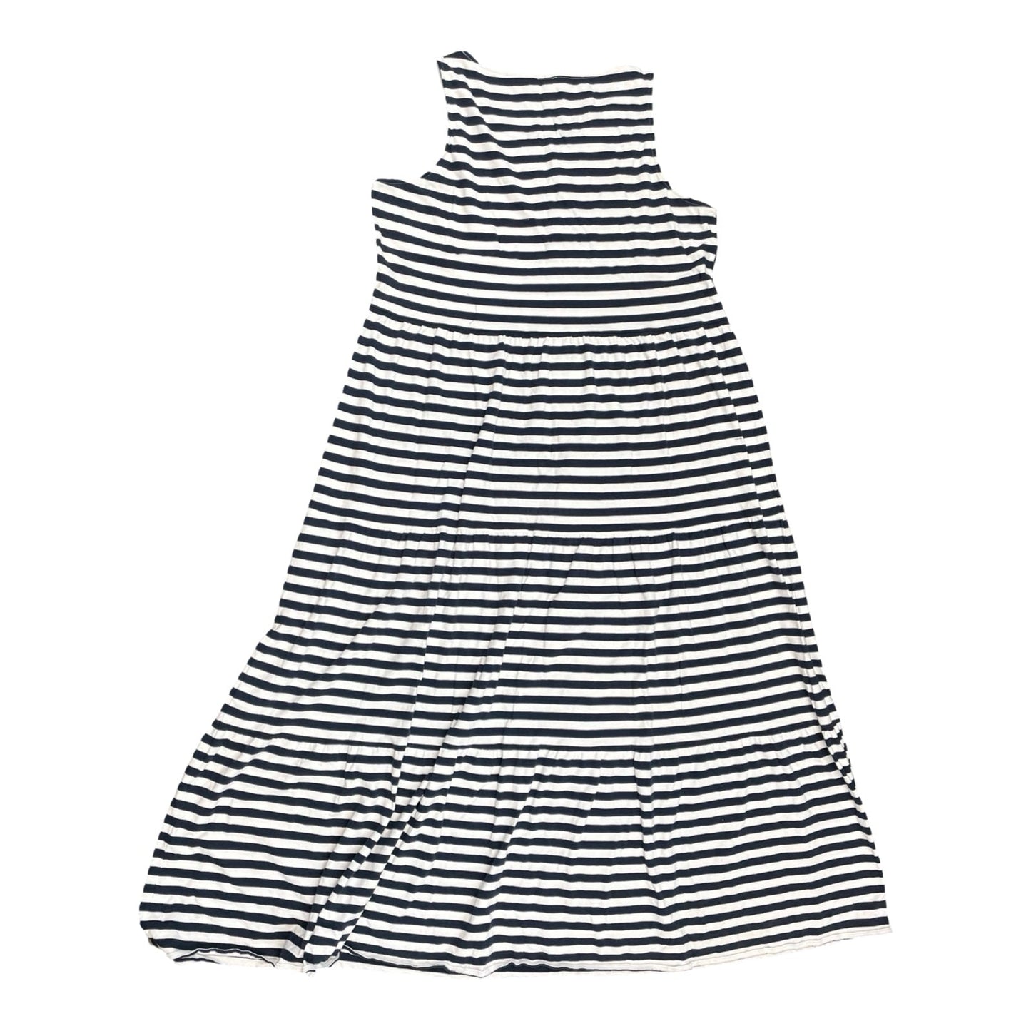 Dress Casual Maxi By J. Crew In Blue & White, Size:1X