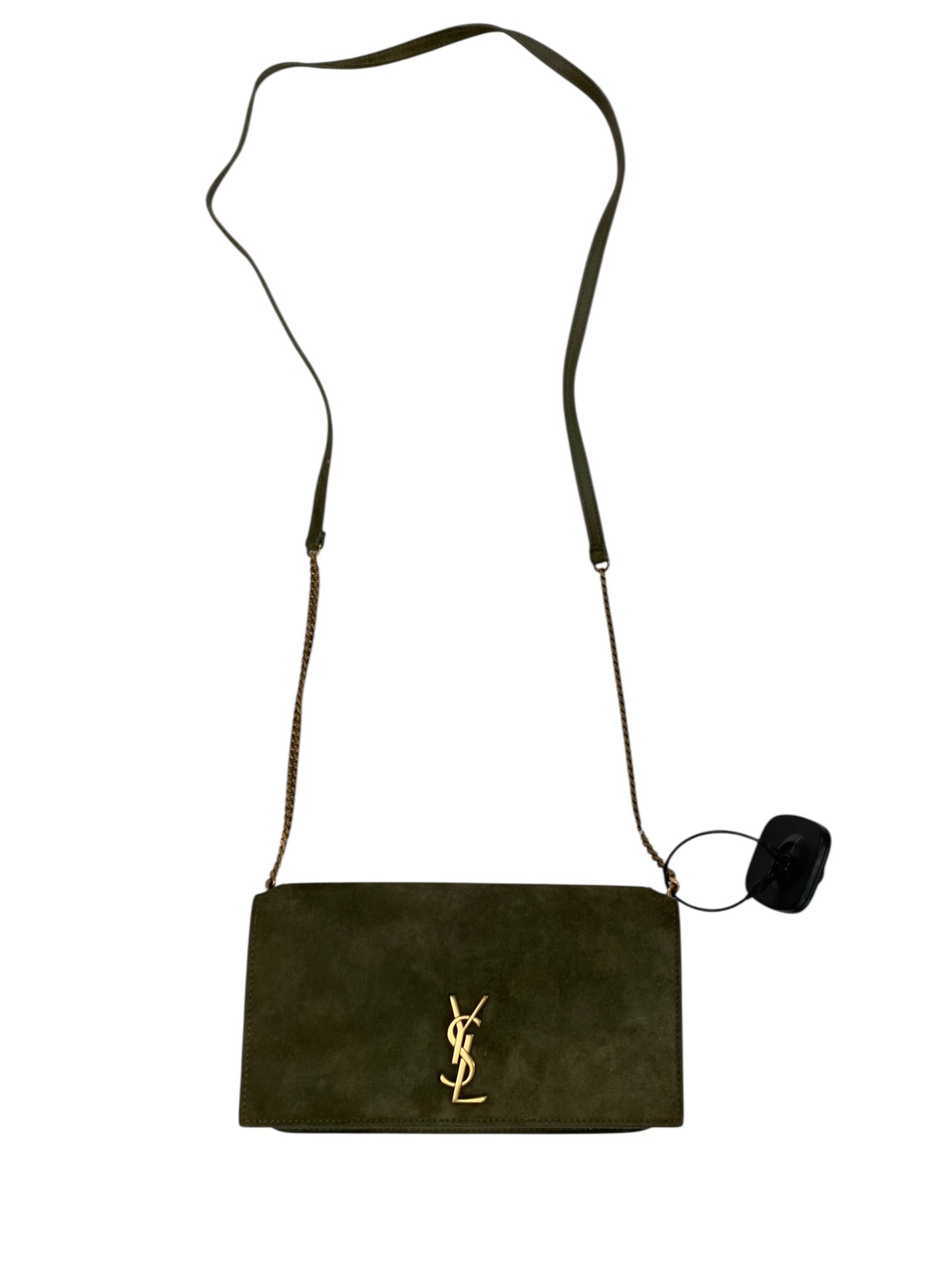 Handbag Luxury Designer By Yves Saint Laurent In Green, Size:Small