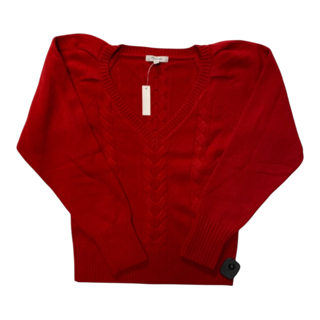 Sweater By Madewell In Red, Size:S