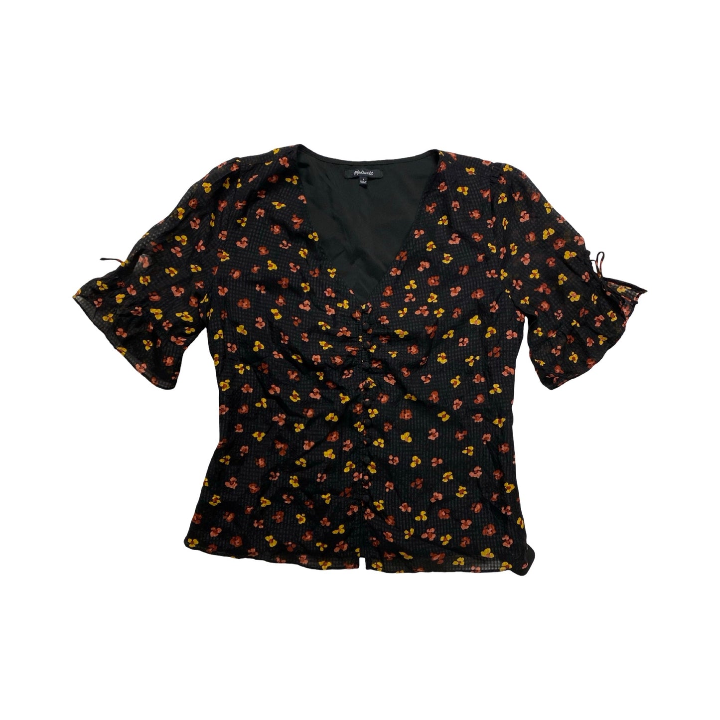 Top Ss By Madewell In Floral Print, Size:2