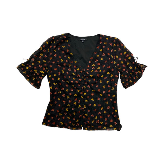 Top Ss By Madewell In Floral Print, Size:2