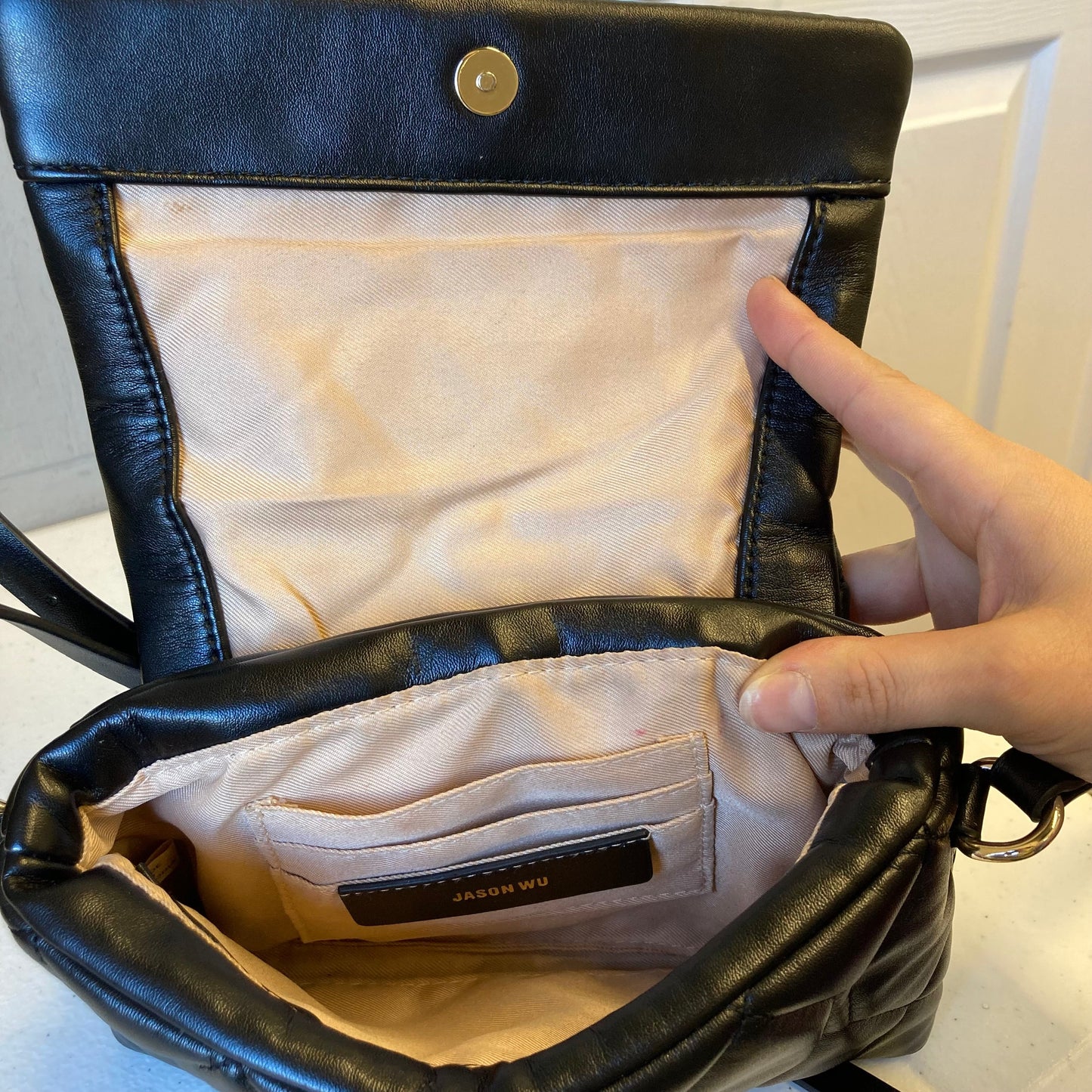 Crossbody Designer By Jason Wu In Black, Size:Small