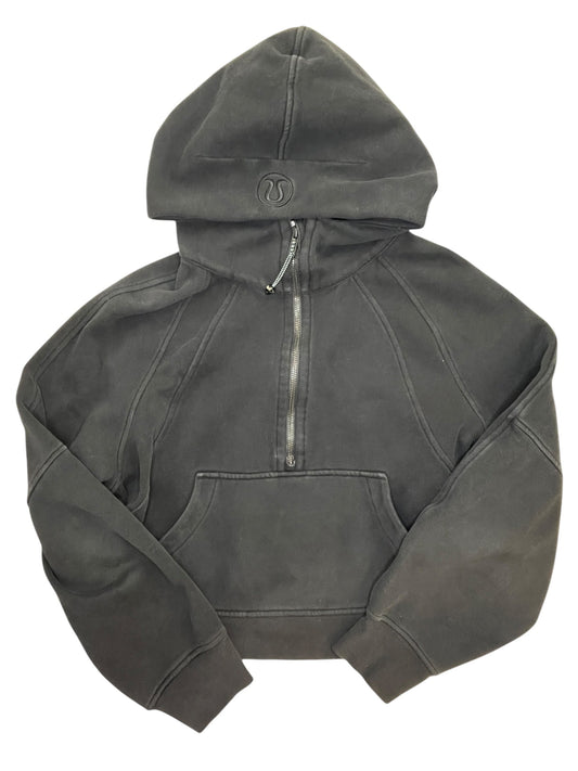 Athletic Jacket By Lululemon In Black, Size:M