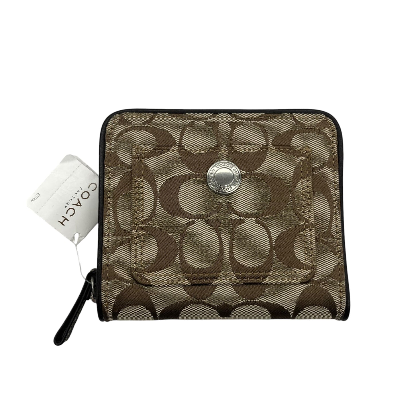 Wallet Designer By Coach In Brown, Size:Medium