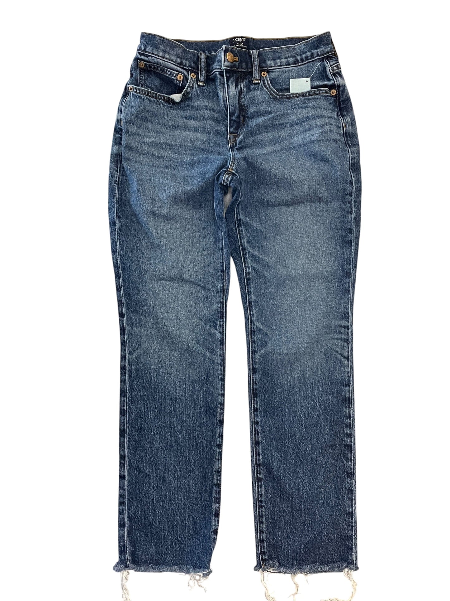 Jeans Boyfriend By J. Crew In Blue Denim, Size:0