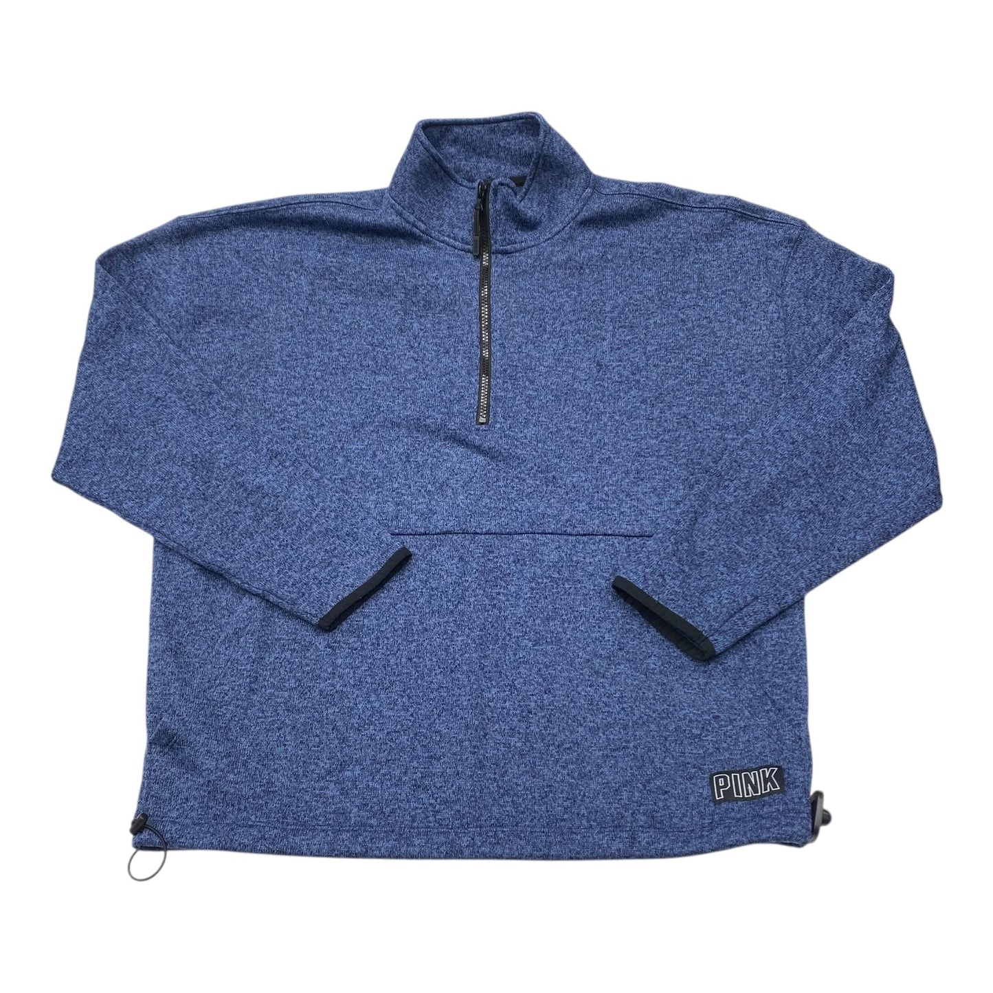 Athletic Sweatshirt Collar By Pink In Blue, Size:L