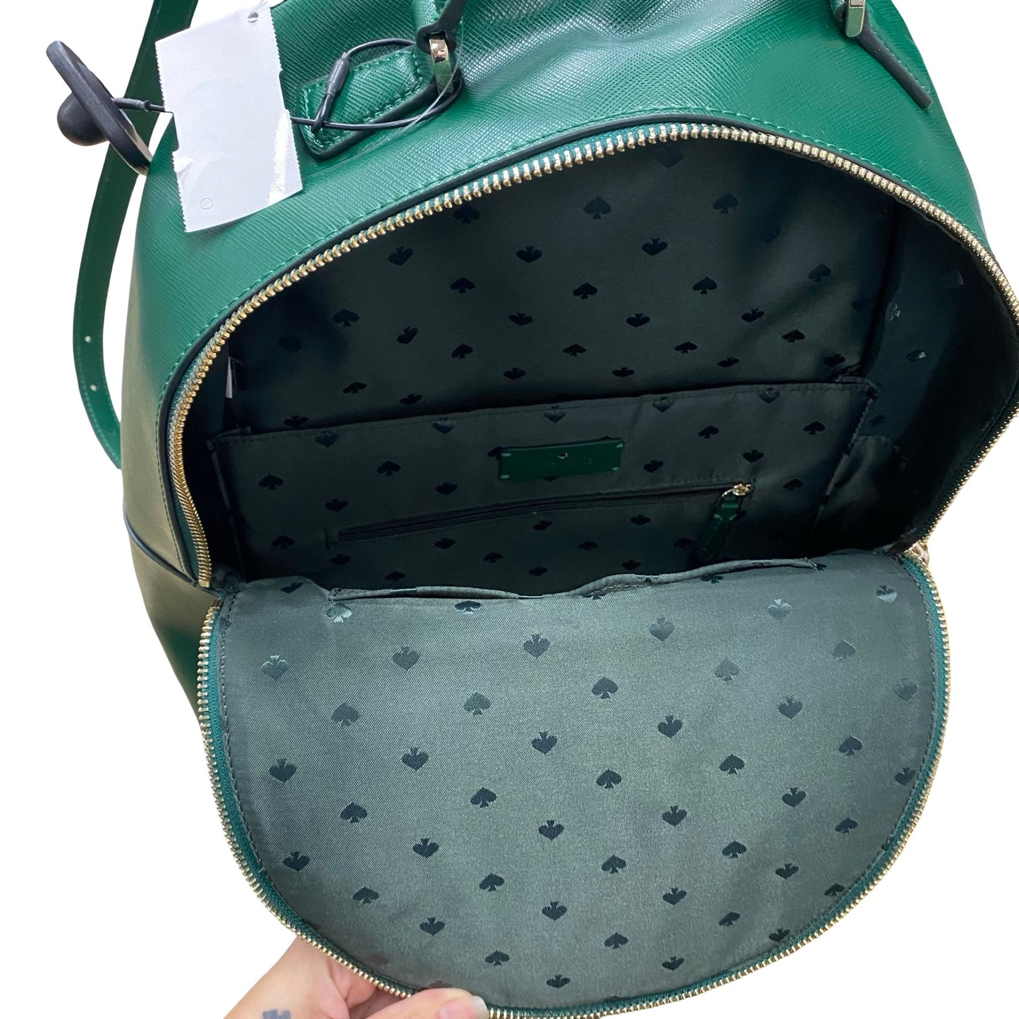 Backpack Designer By Kate Spade In Green, Size:Large