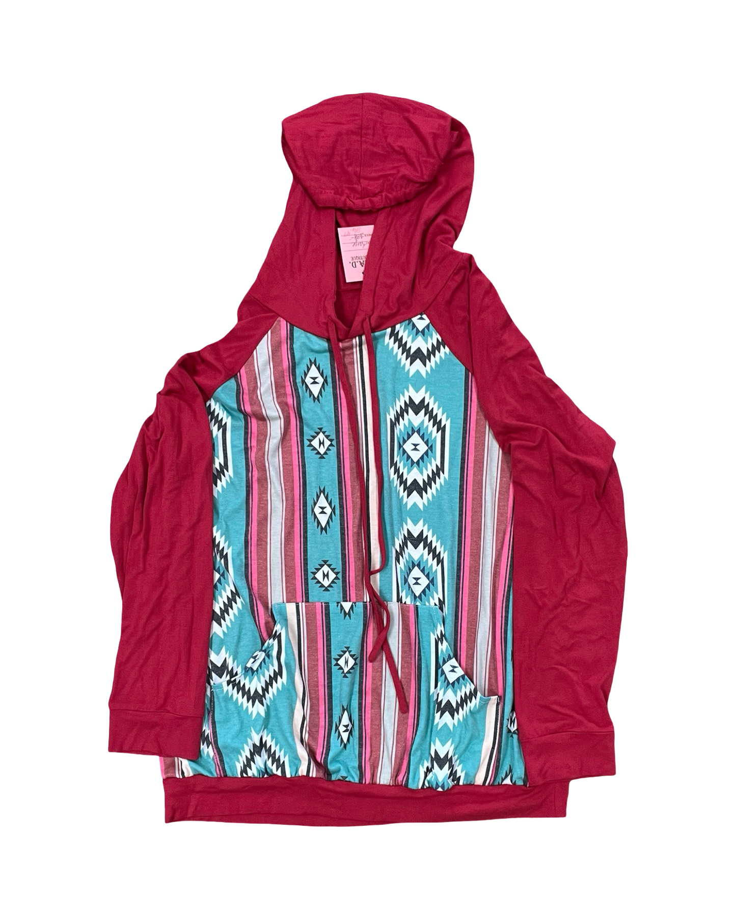 Sweatshirt Hoodie By Southern Stitch In Red, Size:L