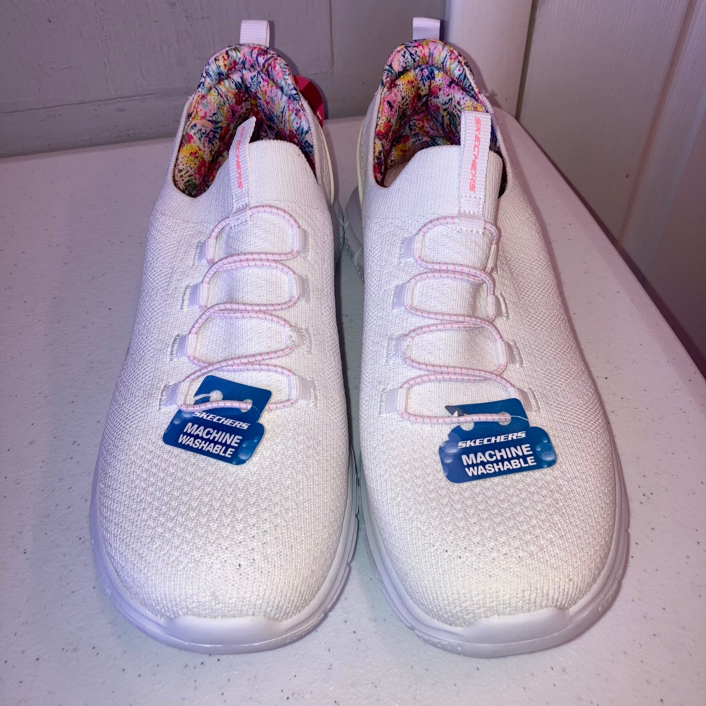 Shoes Athletic By Skechers In White, Size:8.5