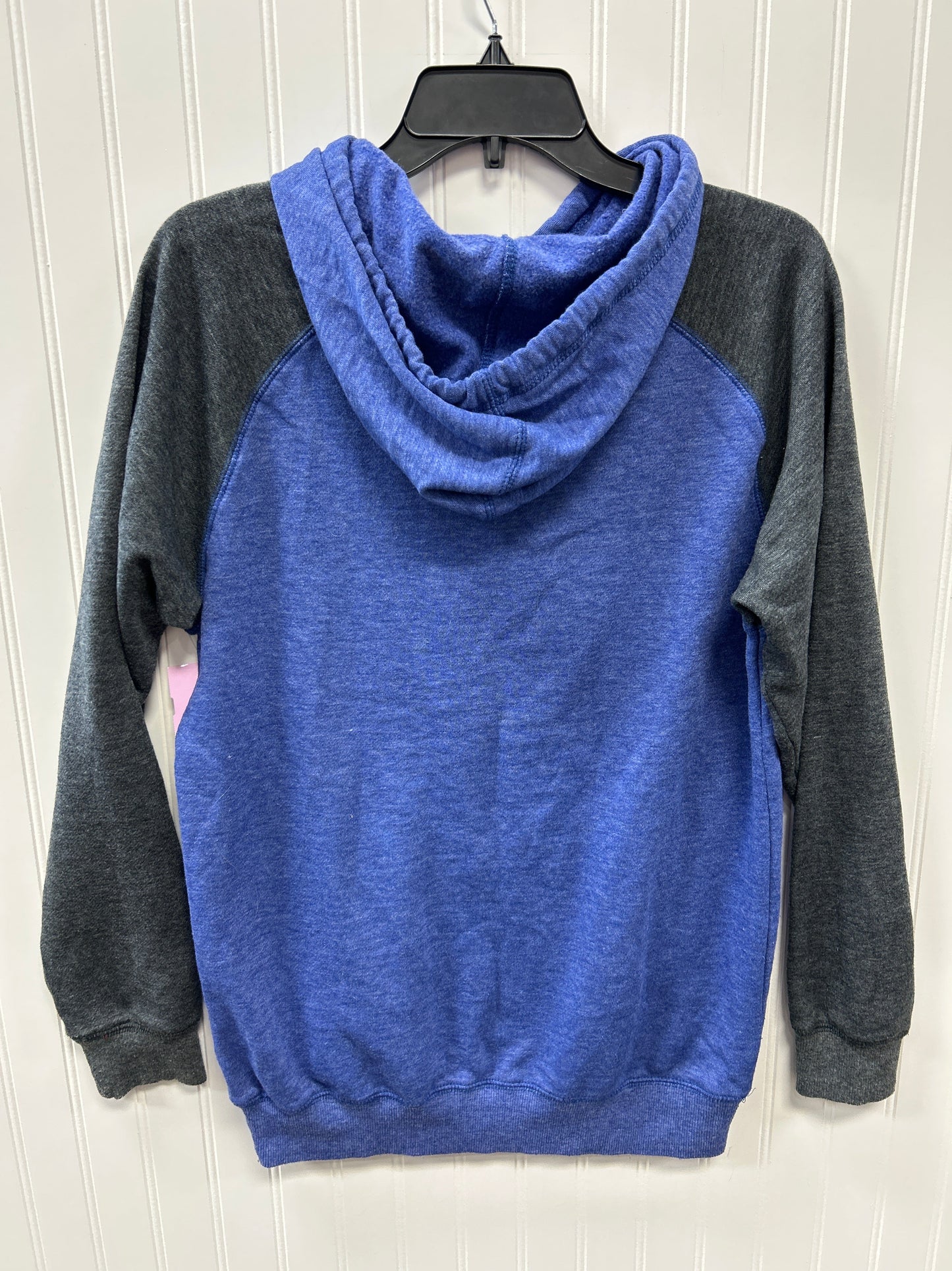 Sweatshirt Hoodie By District In Blue, Size:S