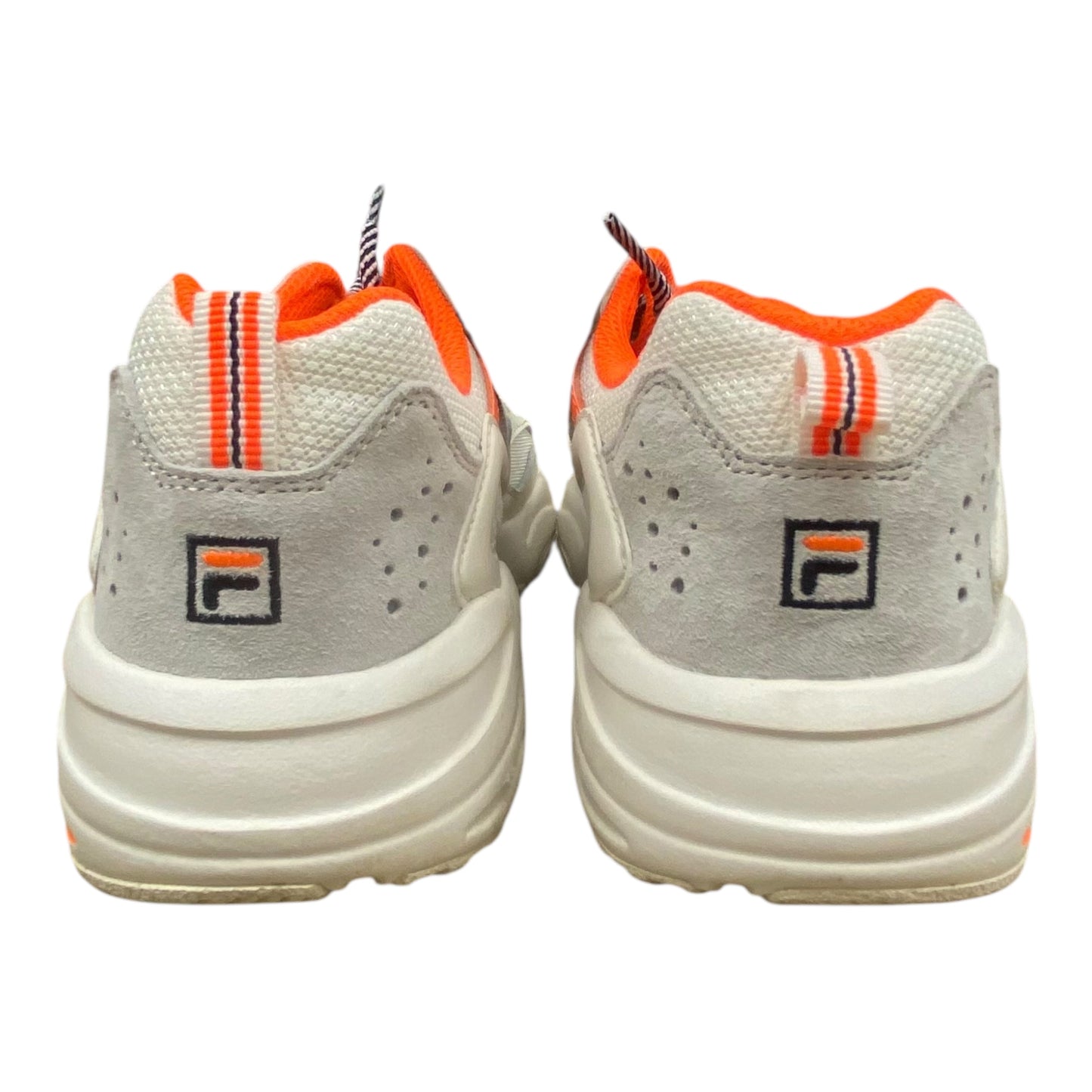 Shoes Sneakers By Fila In Orange & White, Size:6.5