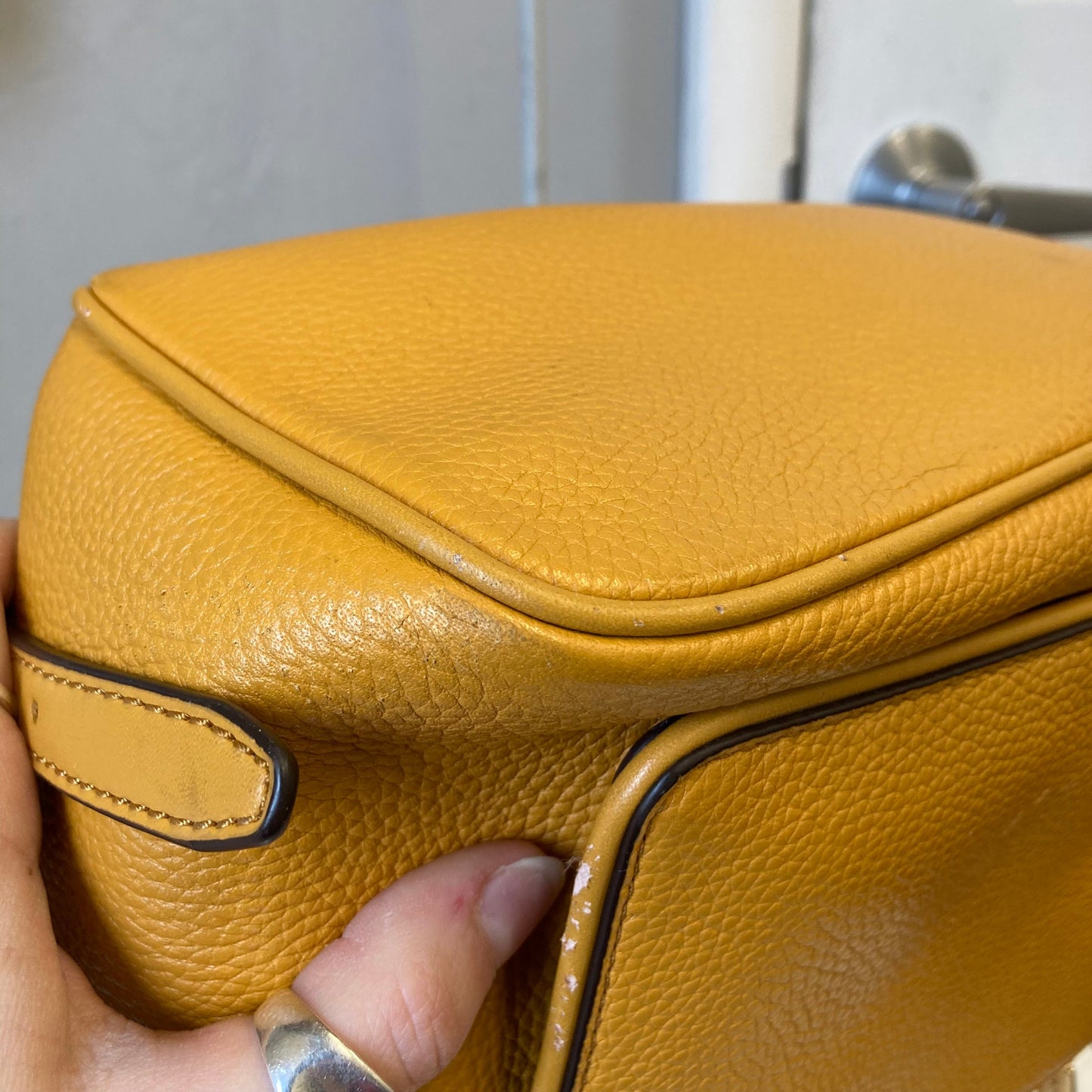 Backpack Designer By Michael Kors In Mustard, Size:Small