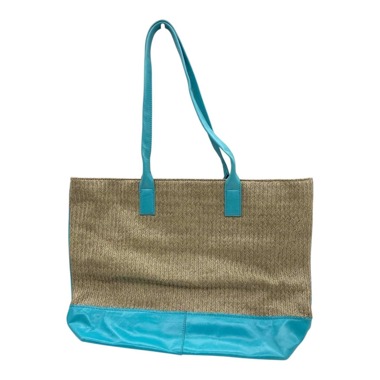 Handbag By Hobo Intl In Blue & Brown, Size:Large
