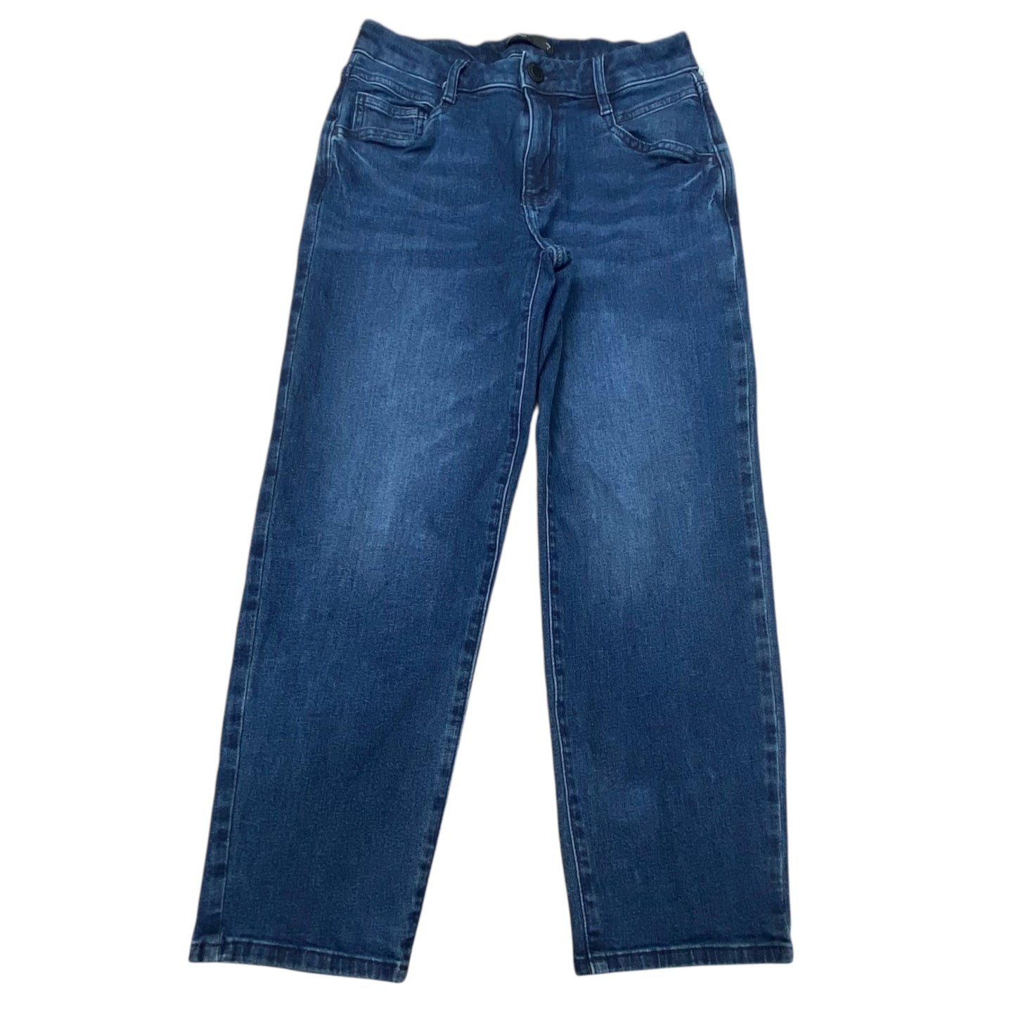 Jeans Cropped By Simply Vera In Blue Denim, Size:4