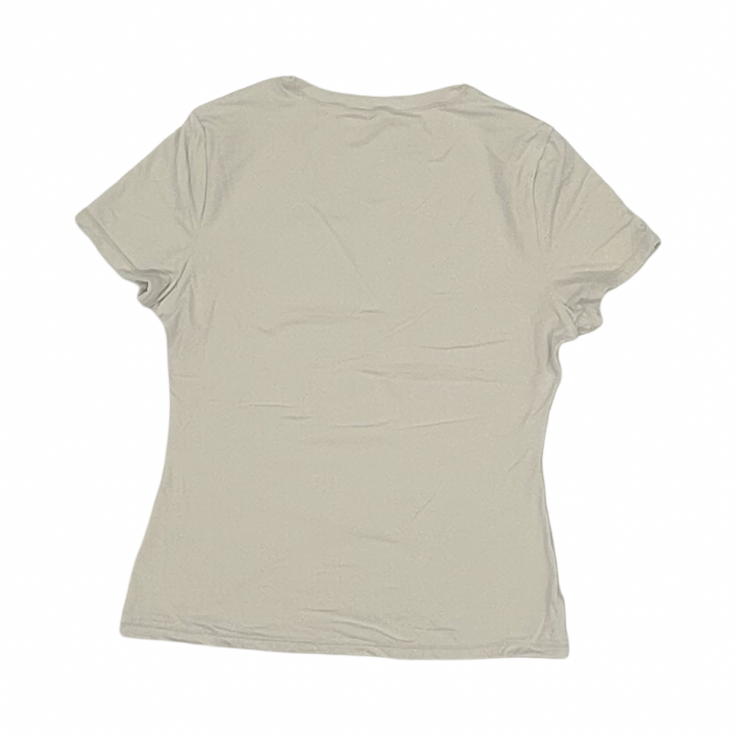 Top Ss By Clothes Mentor In Tan, Size:L