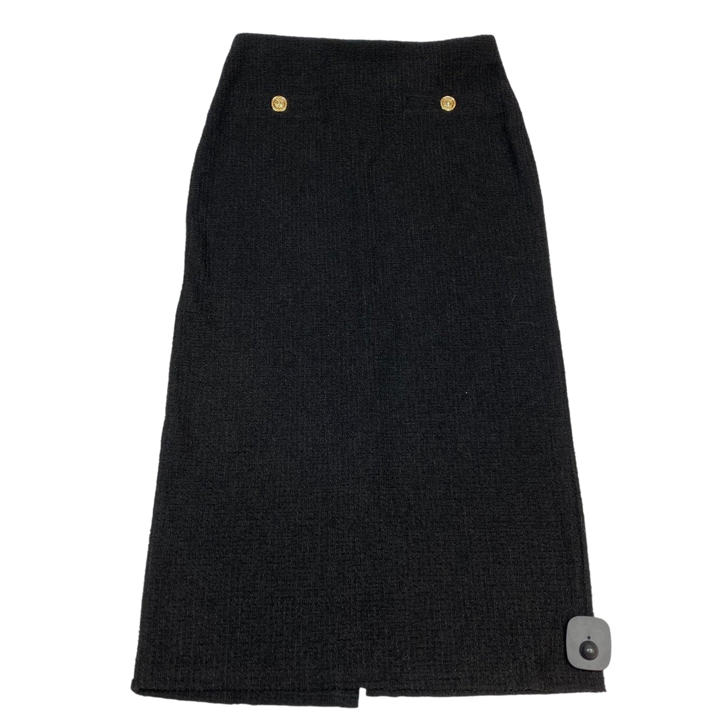 Skirt Midi By H&M In Black, Size:S