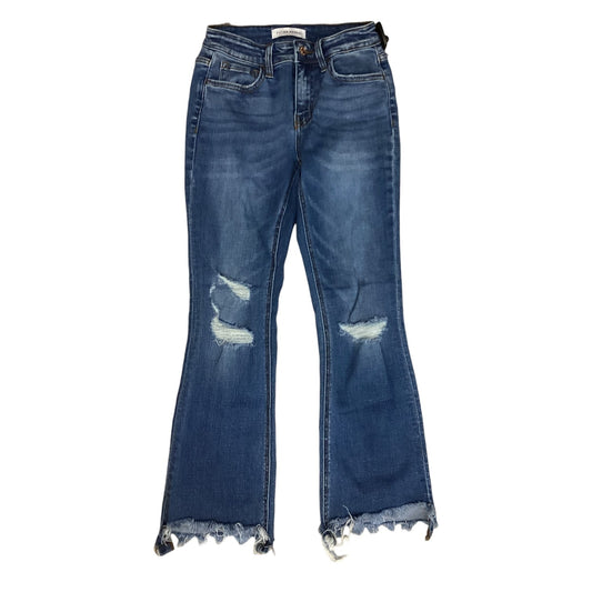 Jeans Boot Cut By Flying Monkey In Blue, Size:2