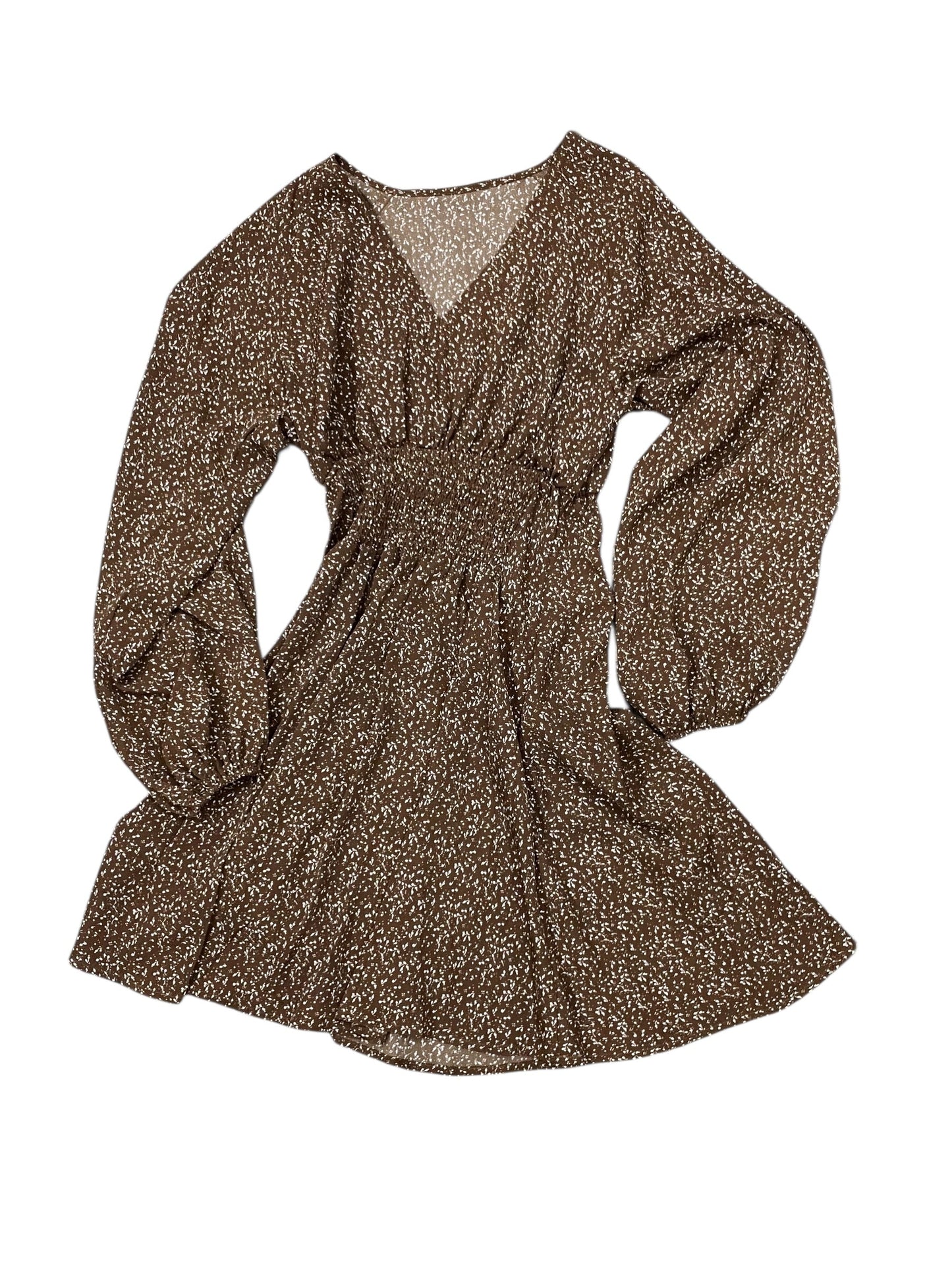 Dress Work By Clothes Mentor In Brown, Size:S