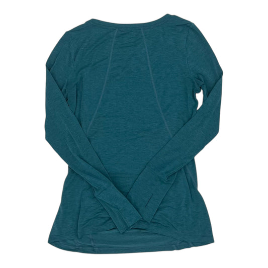 Mat Athletic Top Ls By Gapfit In Green, Size:S
