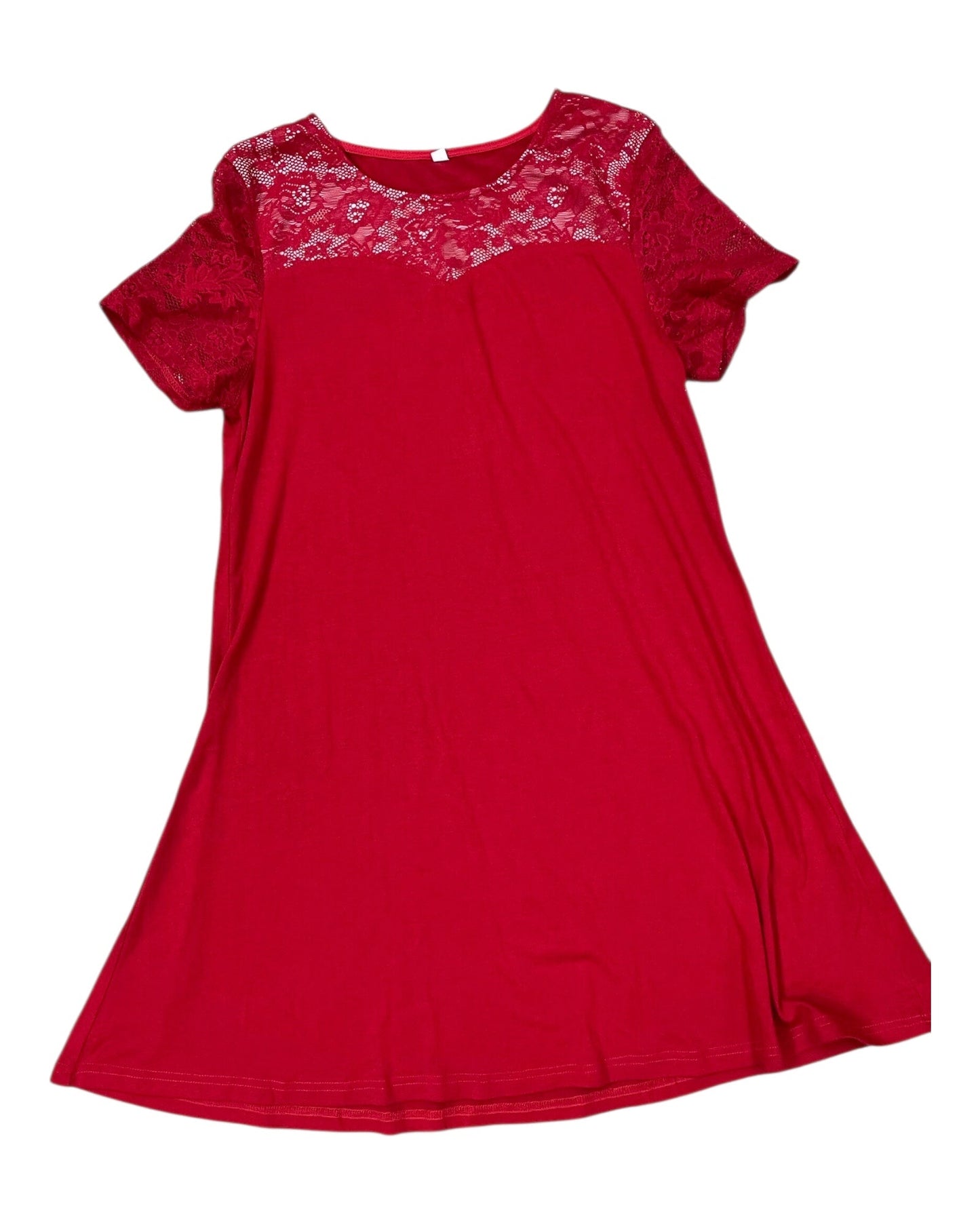 Dress Casual Midi By Clothes Mentor In Red, Size:M