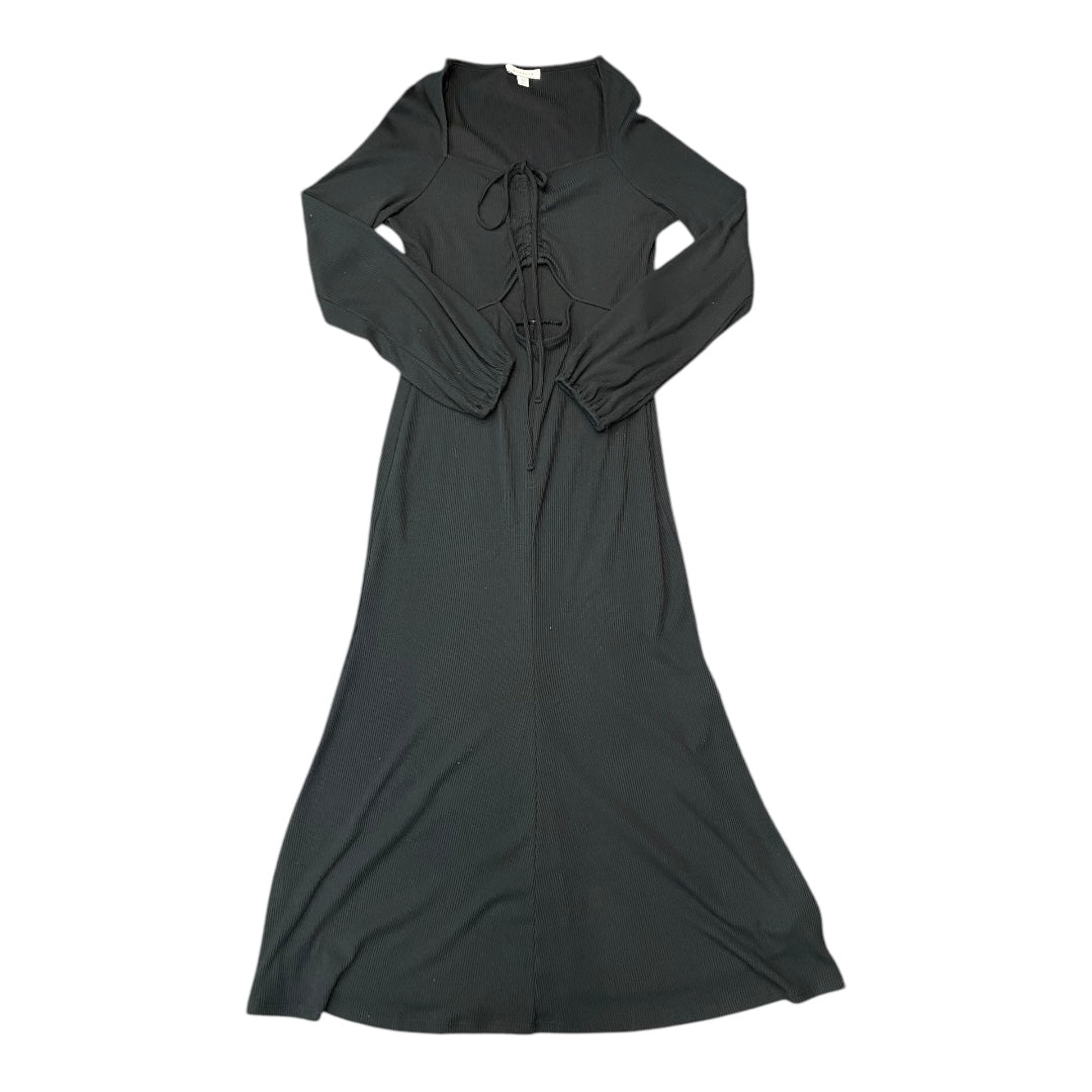 Dress Casual Maxi By Topshop In Black, Size:10