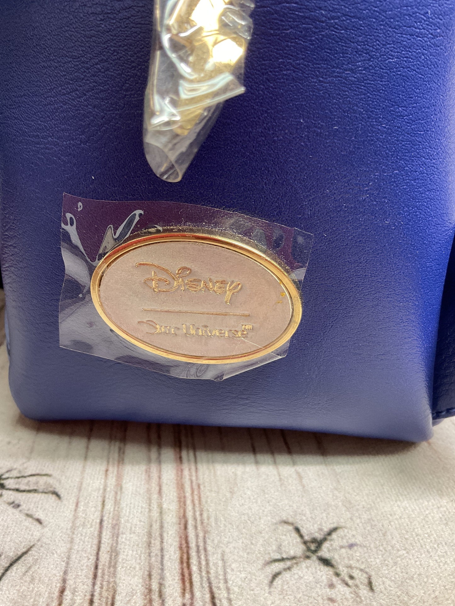 Backpack Leather By Disney Store In Blue, Size:Medium