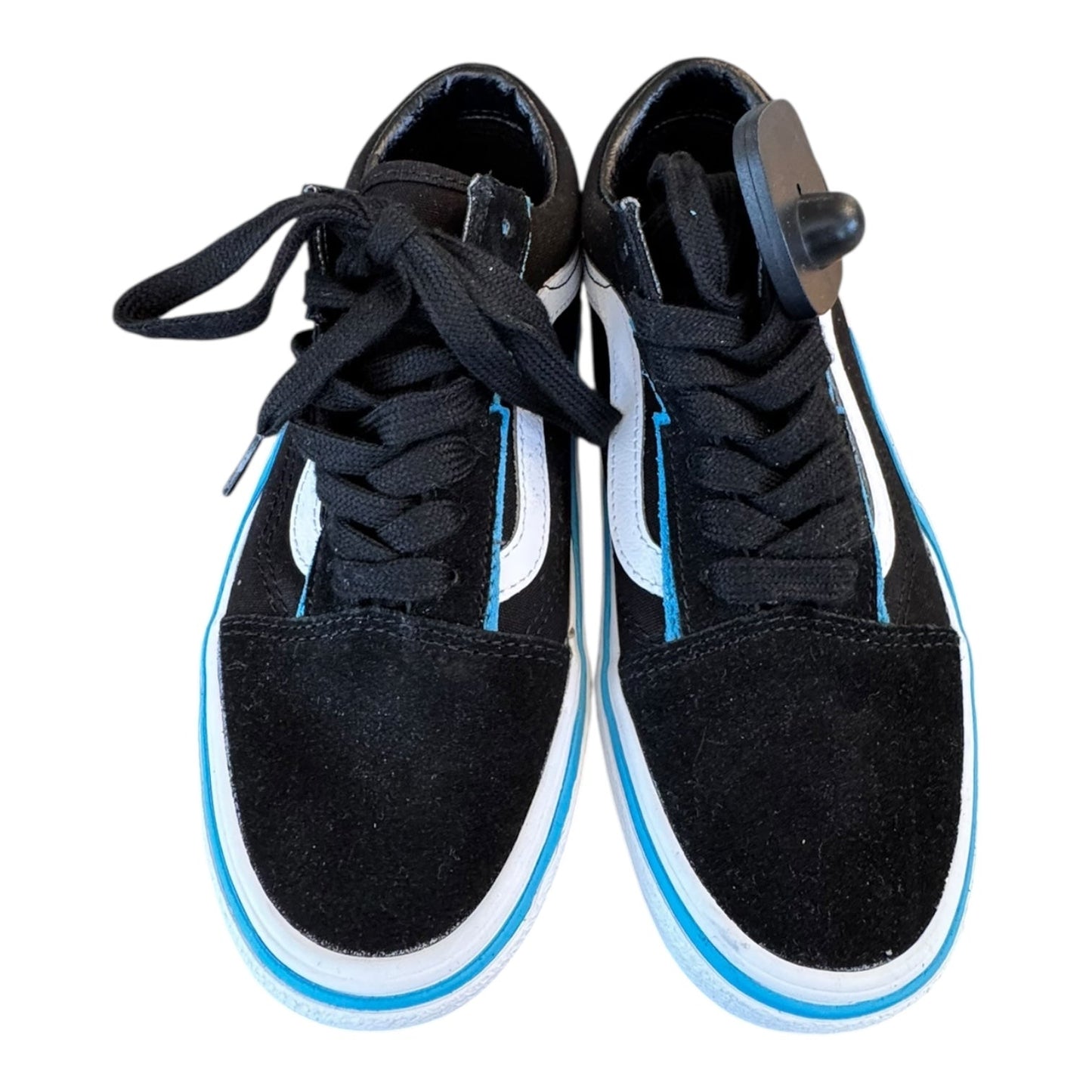 Shoes Sneakers By Vans In Black & Blue, Size:7