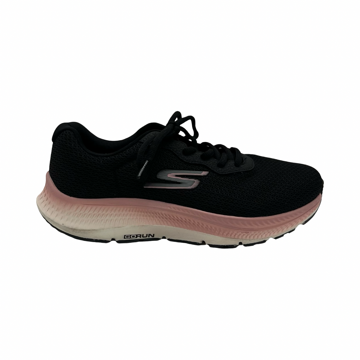 Shoes Athletic By Shore In Black & Pink, Size:8