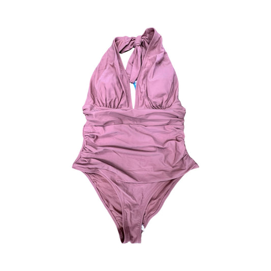 Swimsuit By Cupshe In Mauve, Size:M