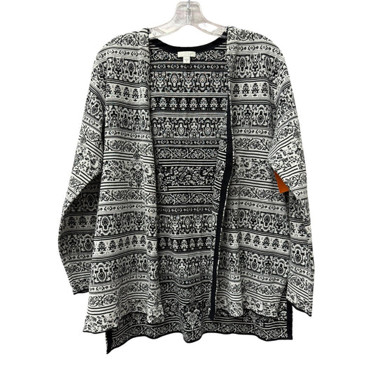 Sweater Cardigan By J. Jill In Black, Size:M