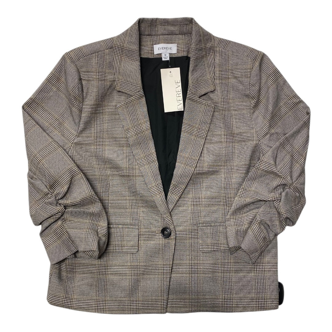 Blazer By Evereve In Plaid Pattern, Size:M