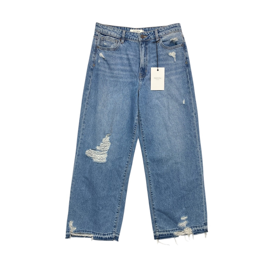Jeans Wide Leg By Hidden In Blue Denim, Size:6
