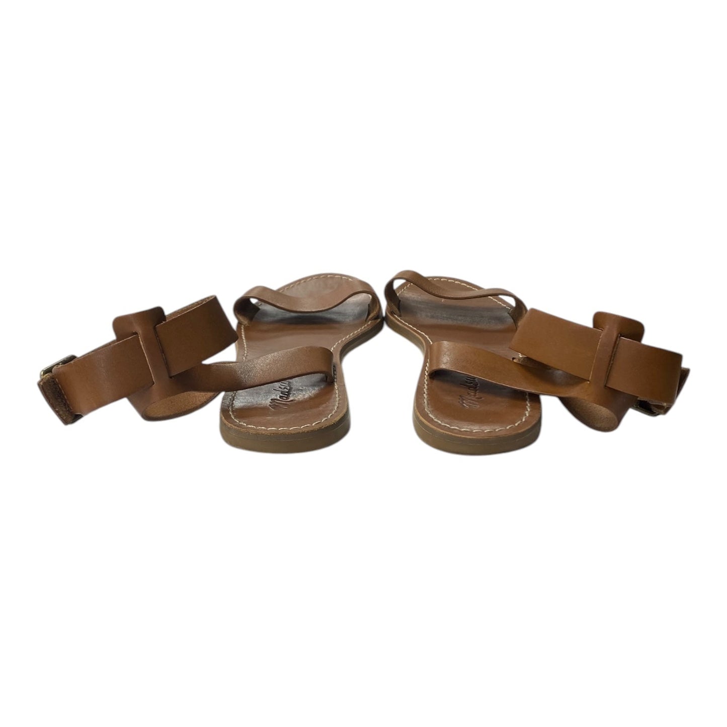 Sandals Flats By Madewell In Brown, Size:7.5