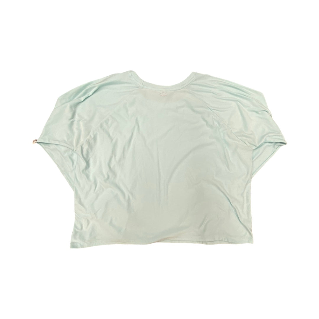 Athletic Top Ls Crewneck By Beyond Yoga In Blue, Size:M