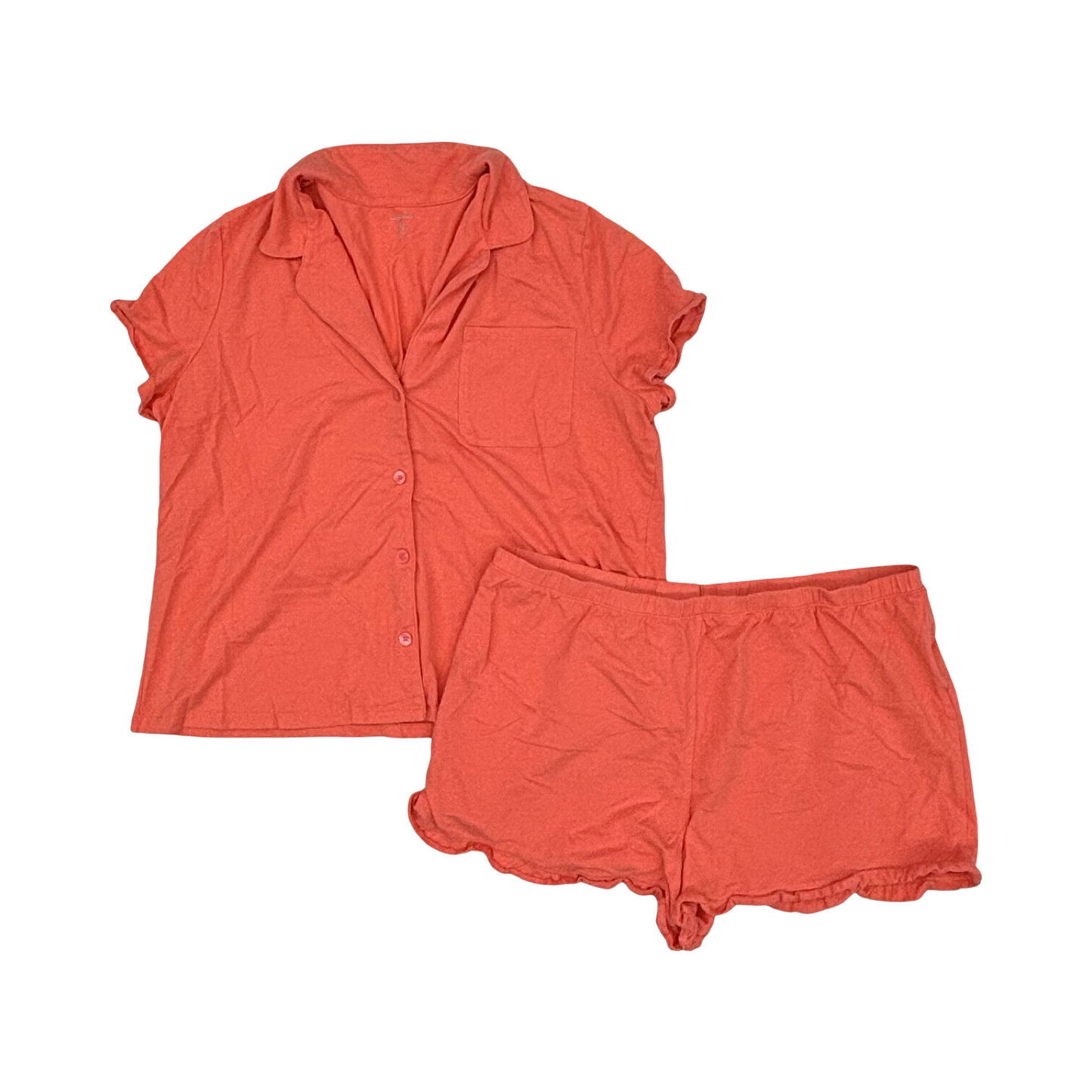 Pajamas 2Pc By Amazon Essentials In Orange, Size:Xl