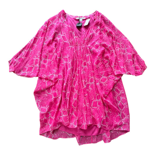 Top Ss Designer By Diane Von Furstenberg In Pink, Size:S
