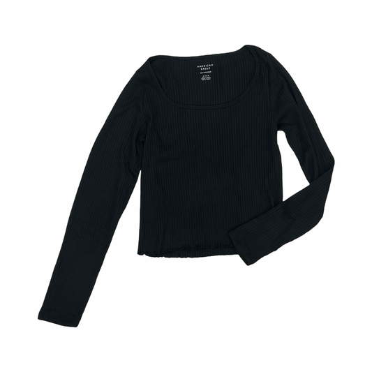 Top Ls By American Eagle In Black, Size:M