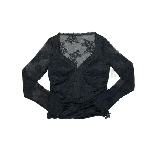 Top Ls By Abercrombie And Fitch In Black, Size:M