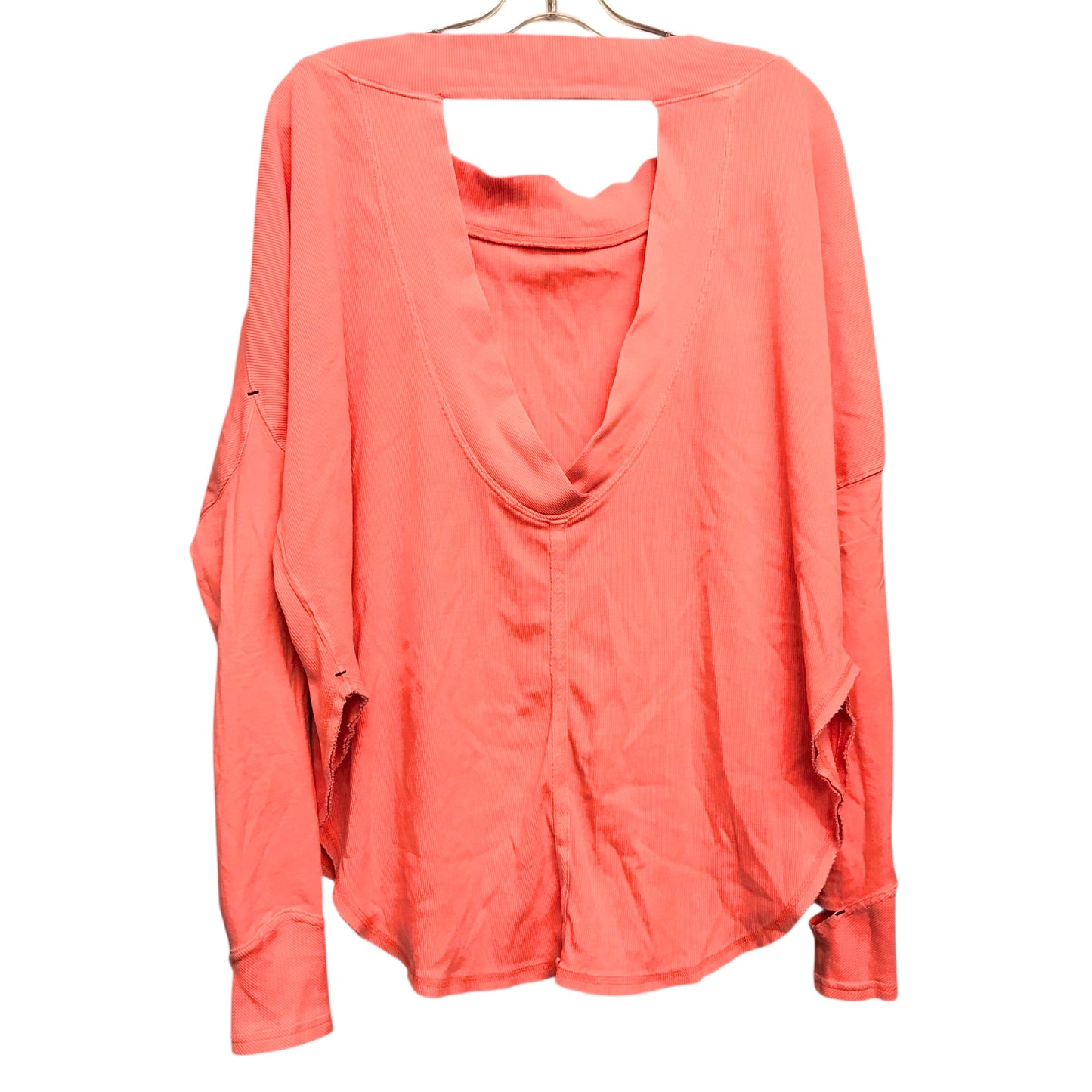 Athletic Top Ls Collar By Free People In Pink, Size:Xs