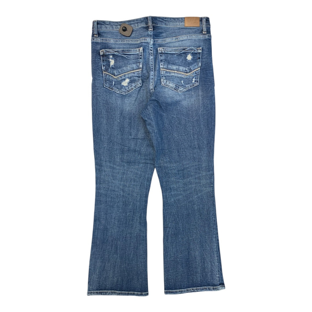 Jeans Boot Cut By Bke In Blue Denim, Size:16