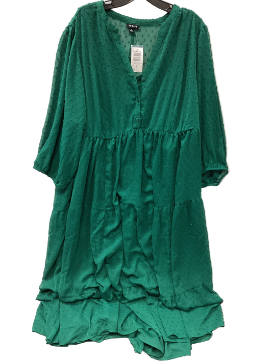 Dress Casual Maxi By Torrid In Green, Size:4X