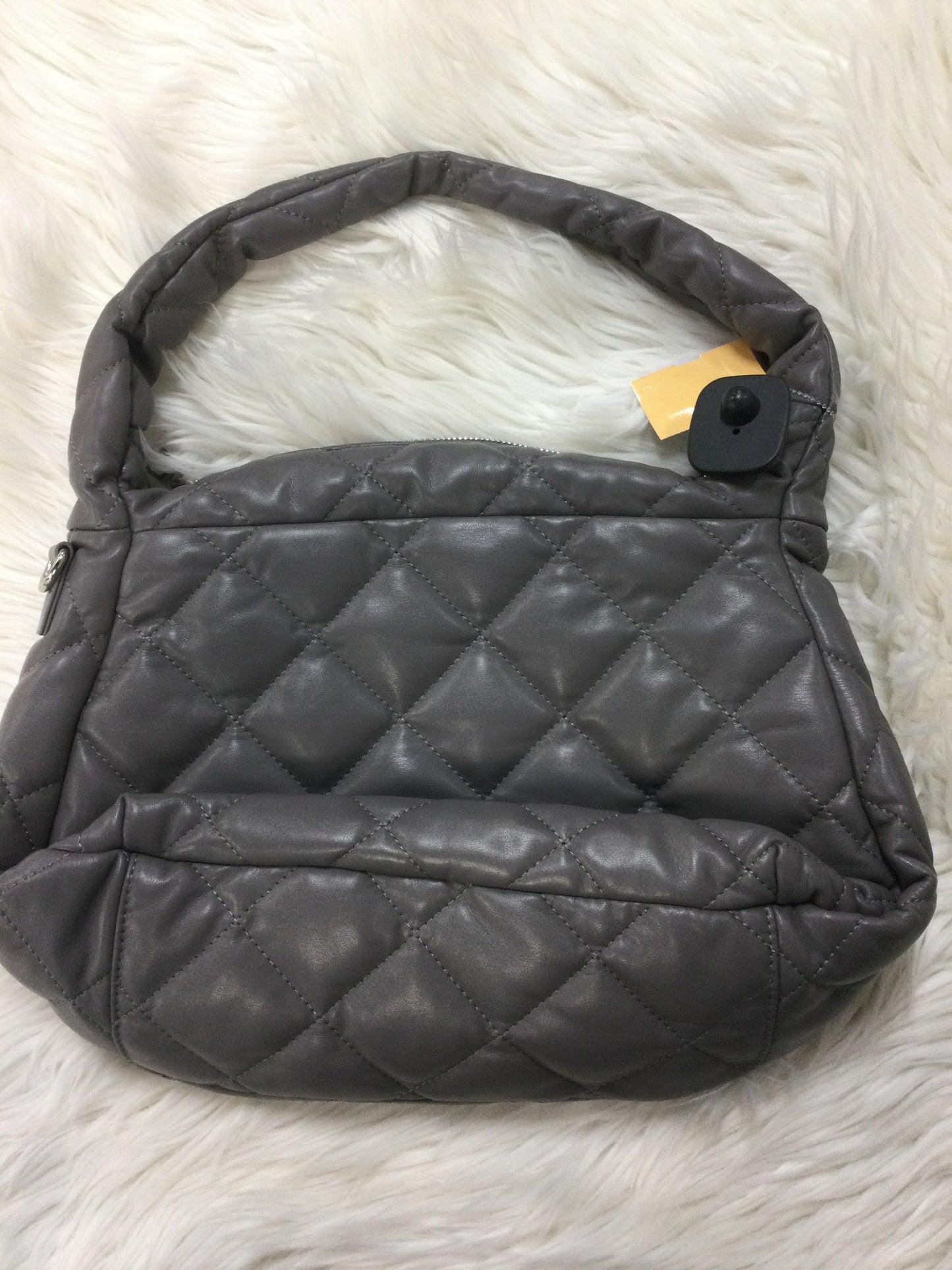 Handbag By Steve Madden In Grey, Size:Large