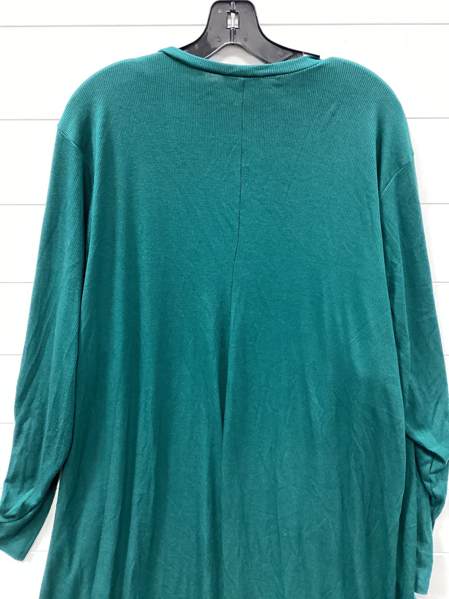 Cardigan By Lane Bryant In Green, Size:4X