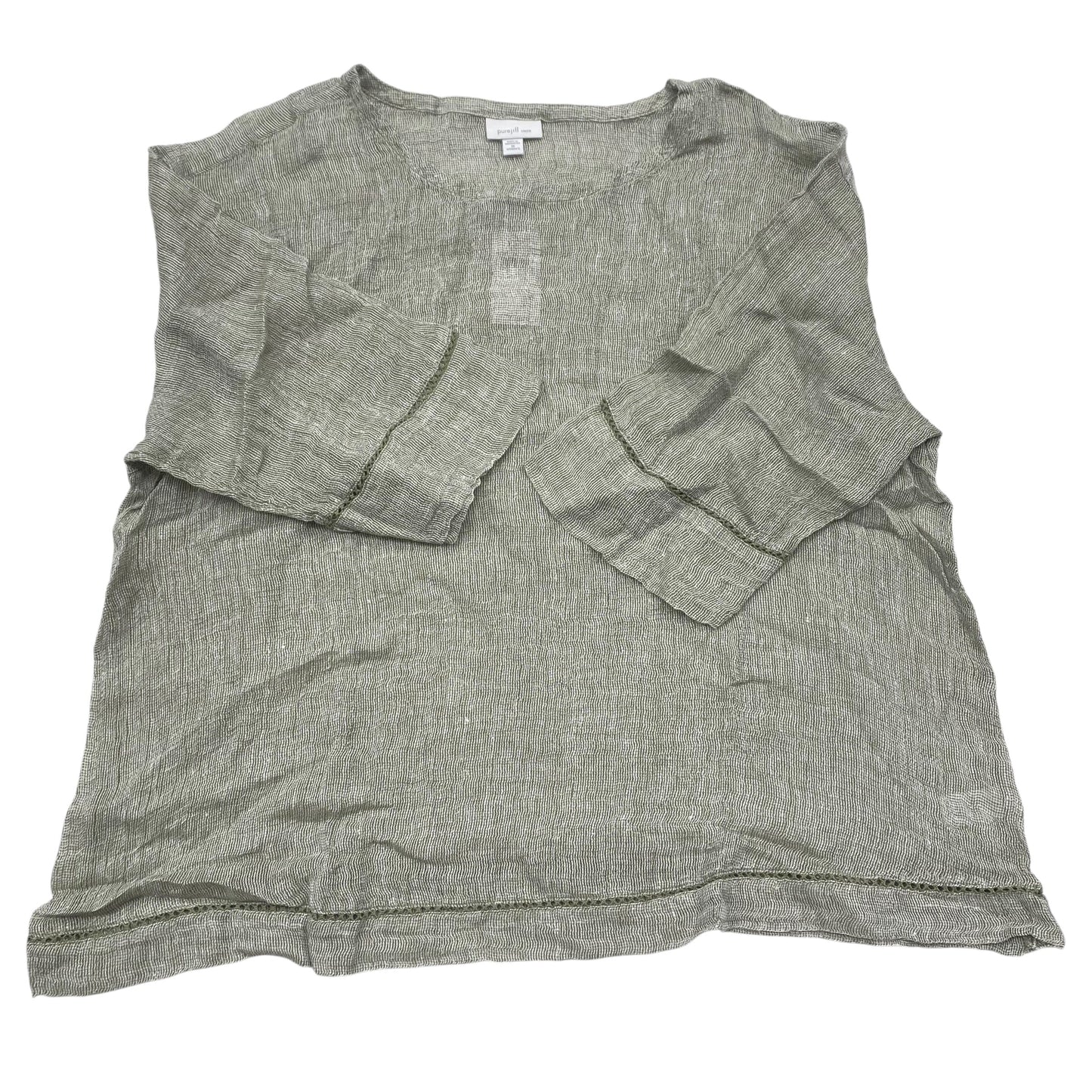 Top Ss By Pure Jill In Green, Size:2X