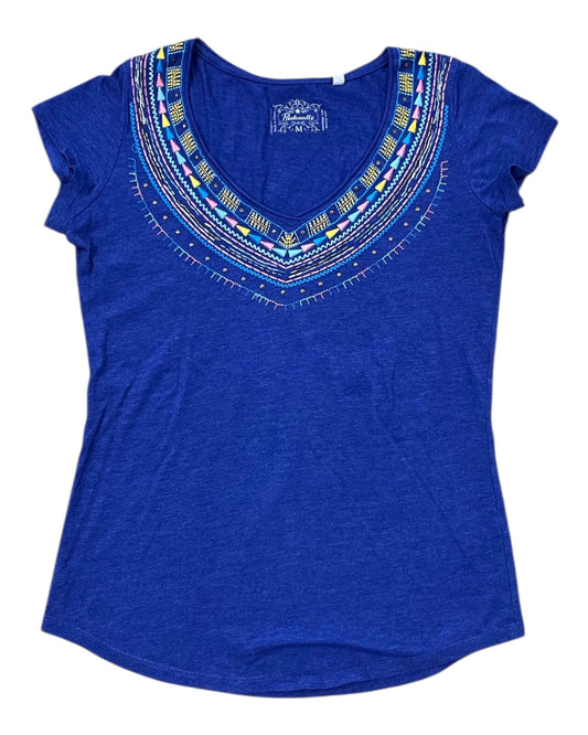Top Ss By Clothes Mentor In Blue, Size:M