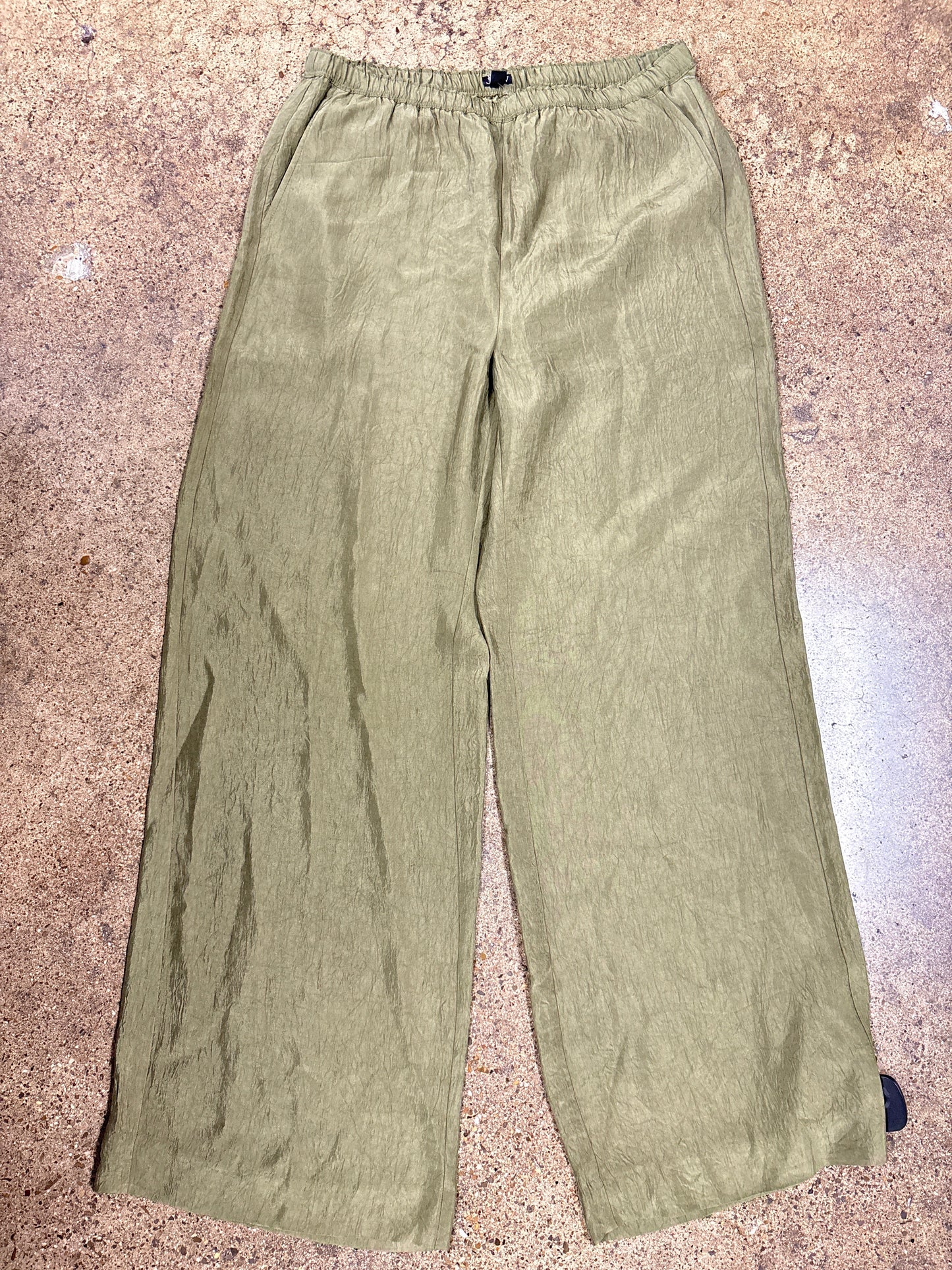 Pants Wide Leg By J. Crew In Green, Size:S