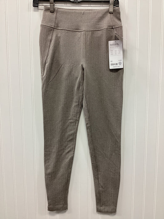 Athletic Leggings By Athleta In Taupe, Size:Xs NWT
