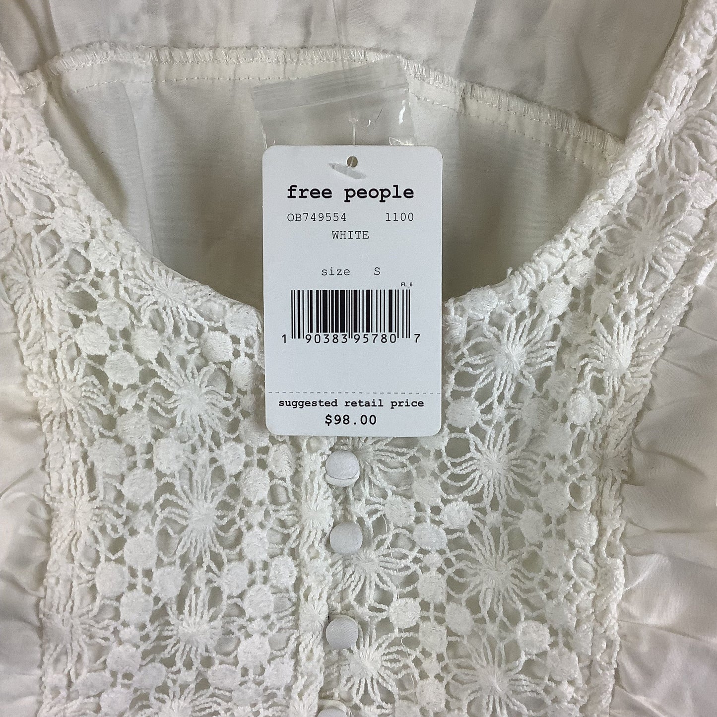 Dress Casual Short By Free People In White, Size: S