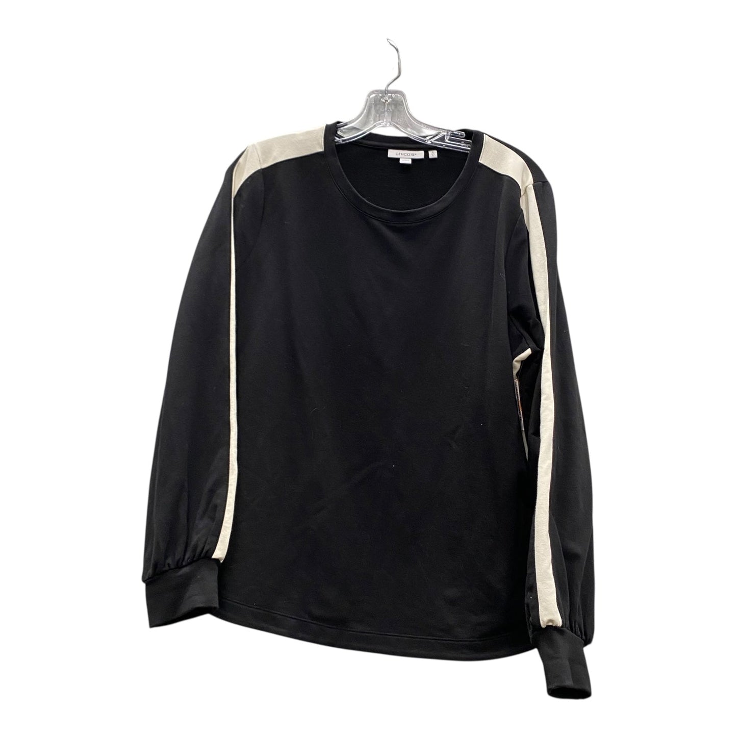 Top Ls By Chicos In Black, Size:L